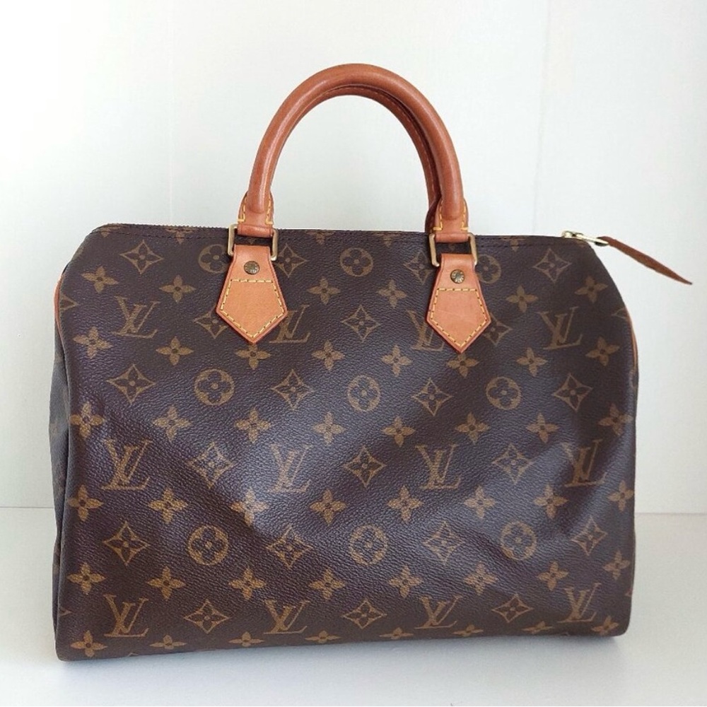 Louis Vuitton Brown Monogram Speedy 30